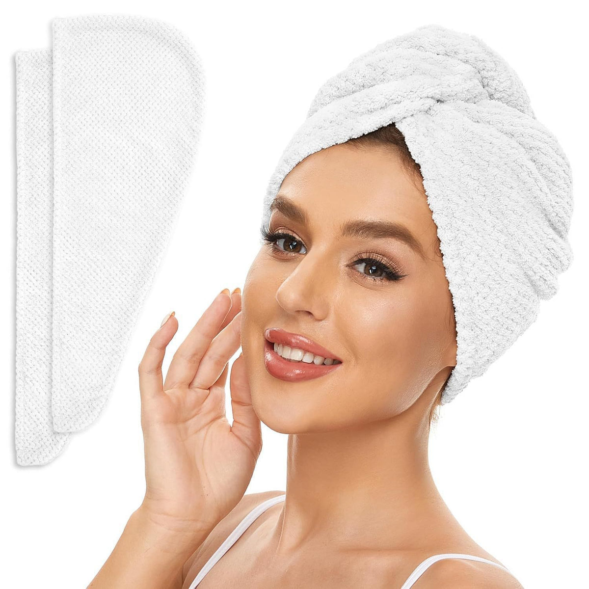Hair Towel for Drying and Frizz Control
