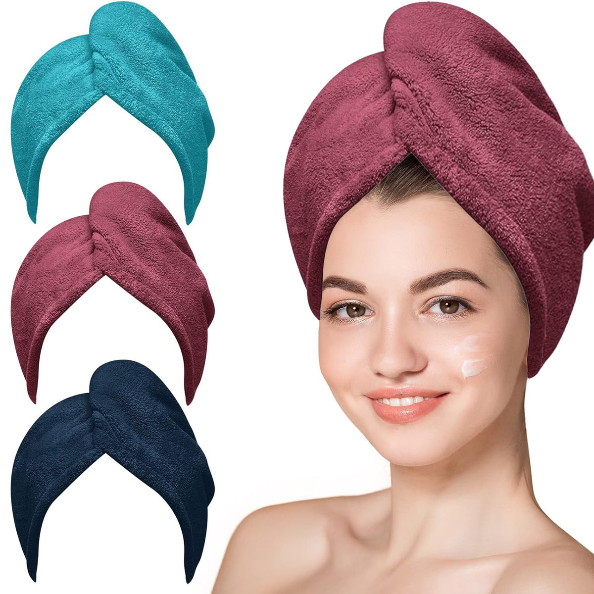 Hair Towel for Drying and Frizz Control