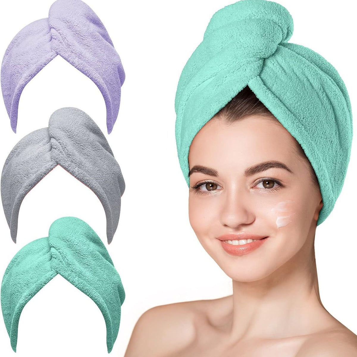 Hair Towel for Drying and Frizz Control