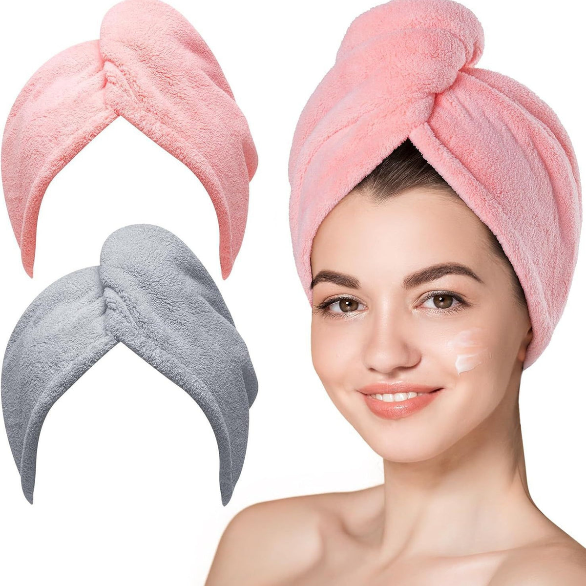 Hair Towel for Drying and Frizz Control