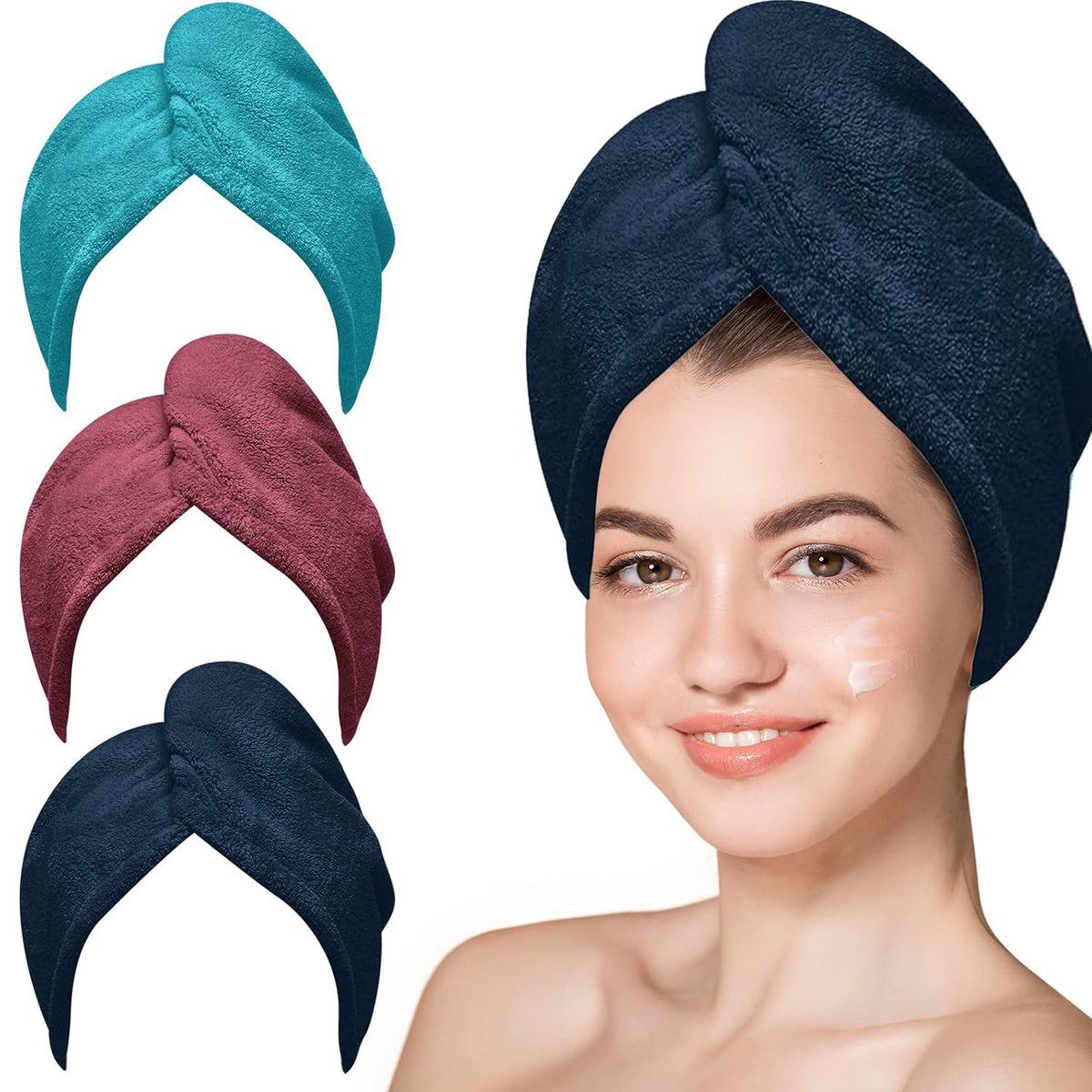 Hair Towel for Drying and Frizz Control