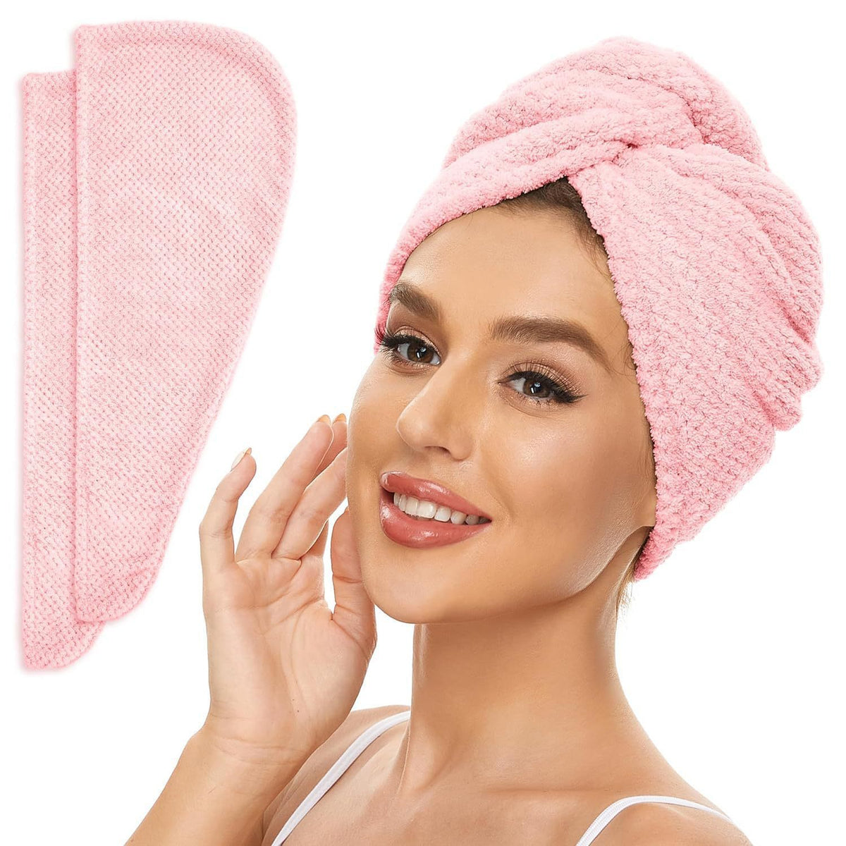 Hair Towel for Drying and Frizz Control